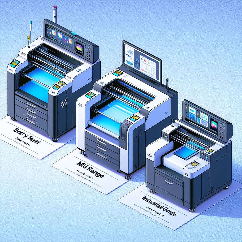 DTG printers come in various models to suit different needs and budgets.