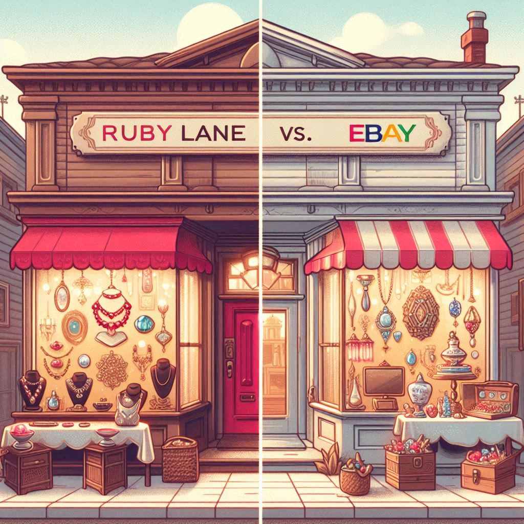 Ruby Lane vs. eBay: Which is Right for Vintage Buyers & Sellers?