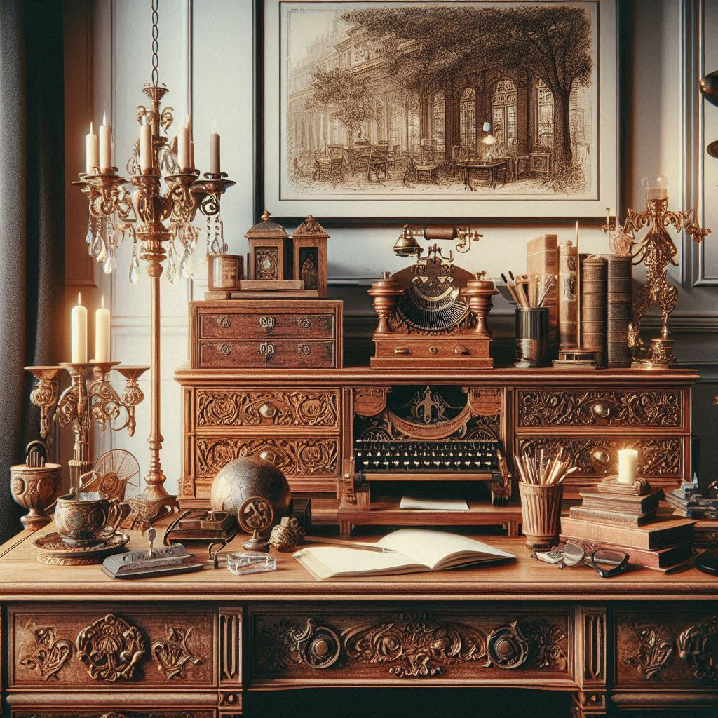 Curating a Timeless Home Office: Finding Antique Desks & Accessories on 1stDibs