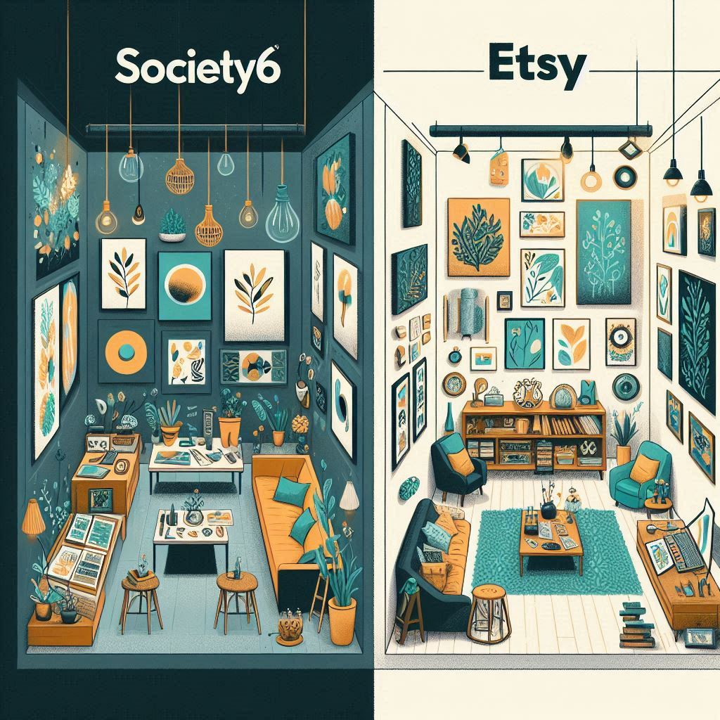 Society6 vs. Etsy: A Head-to-Head Comparison for Art Lovers