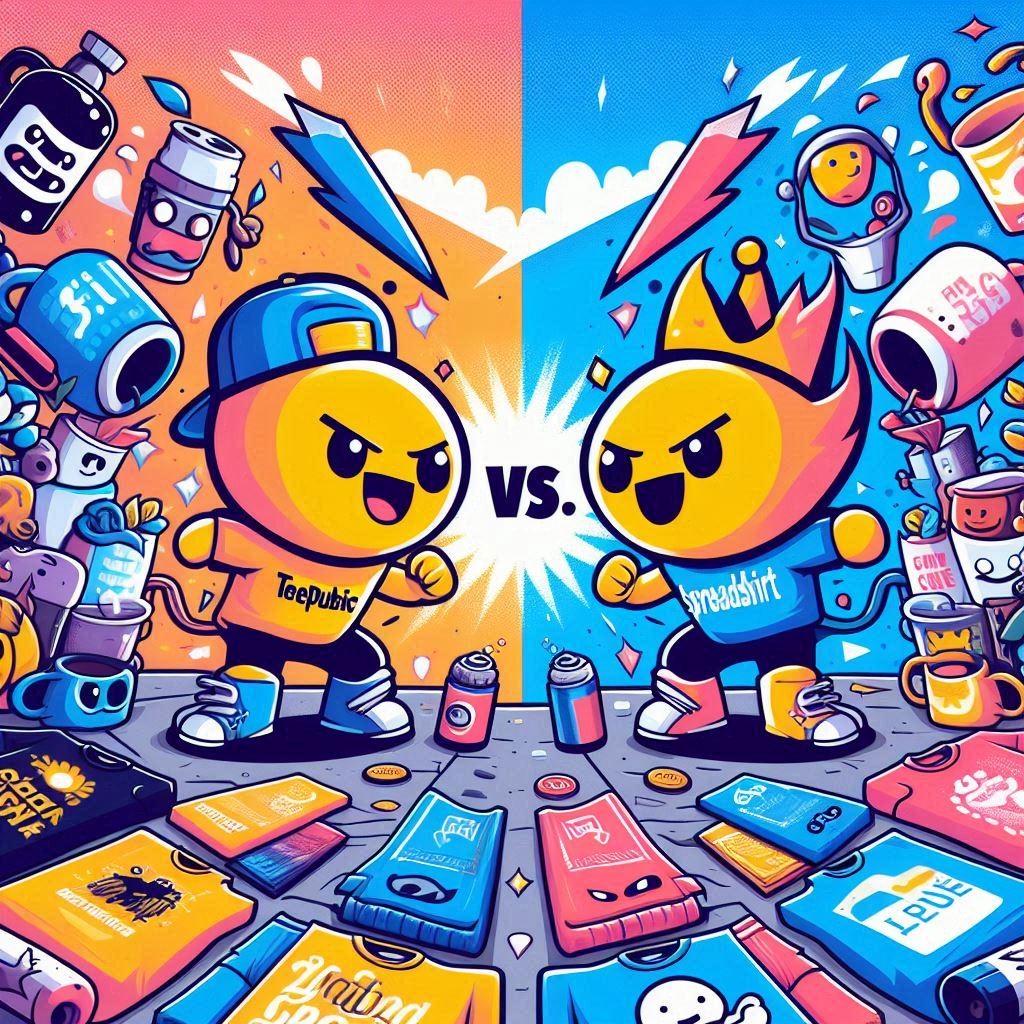 TeePublic vs. Spreadshirt: Which Platform Offers the Best Merch Experience?