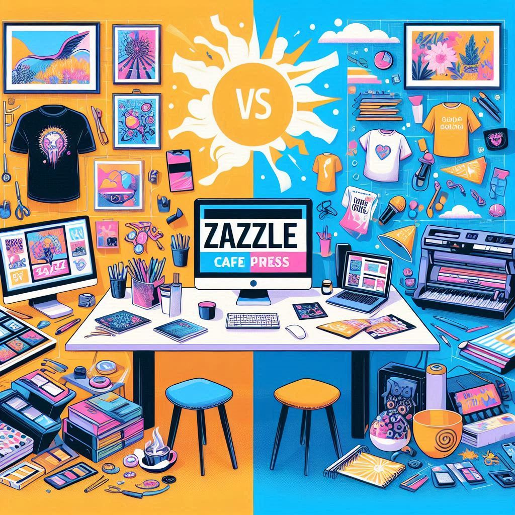Zazzle vs CafePress: A Side-by-Side Look at Two Classic Print-on-Demand Sites