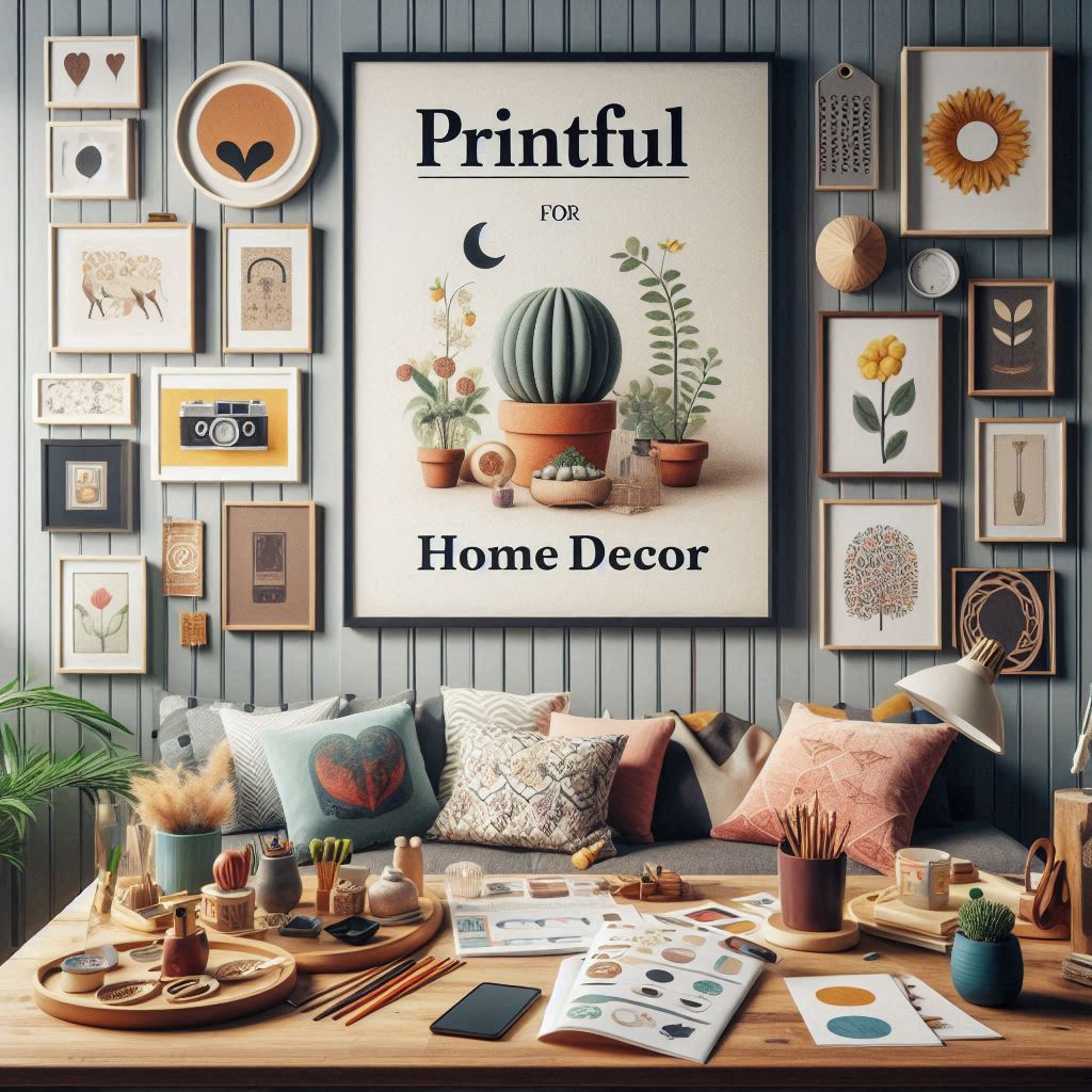 Printful for Home Decor: Design & Sell Unique Wall Art & More