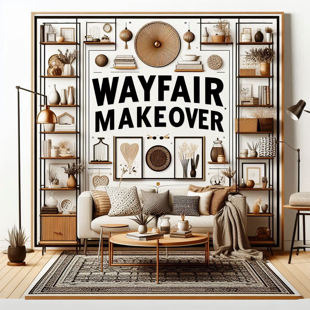 Wayfair Living Room Makeover: Furniture, Decor, and Design Inspiration